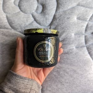 Empty mini Voluspa candle